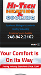 Mobile Screenshot of hi-techhvac.com